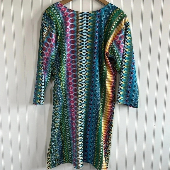 Large, extra large swimsuit, cover-up, colorful women’s - Picture 5 of 5